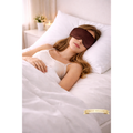 Premium Silk Sleep Mask – Chocolate Brown