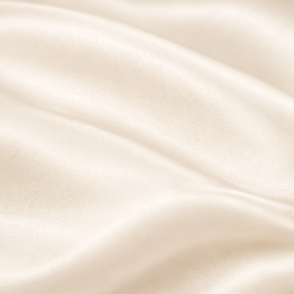 Premium Silk Sleep Mask – Soft Cream