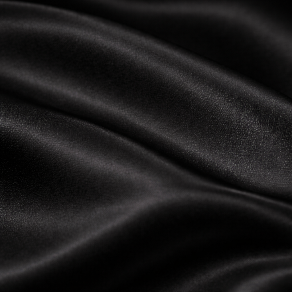 Premium Silk Sleep Mask – Midnight Black