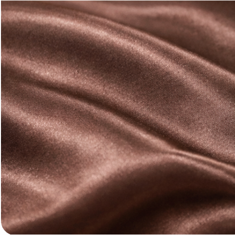 Premium Silk Sleep Mask – Chocolate Brown